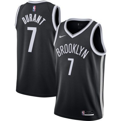 Kevin Durant Brooklyn Nets 2020/21 Swingman Jersey - Black - Icon Edition