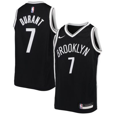 Kevin Durant Brooklyn Nets Youth Swingman Jersey - Icon Edition - Black