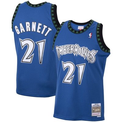 Kevin Garnett Minnesota Timberwolves 2001/02 Hardwood Classics Swingman Jersey - Blue