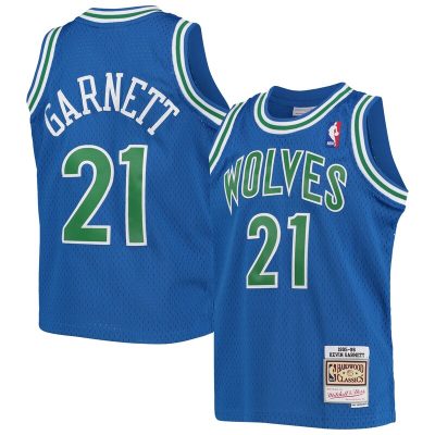 Kevin Garnett Minnesota Timberwolves Youth 1995-96 Hardwood Classics Swingman Jersey - Blue