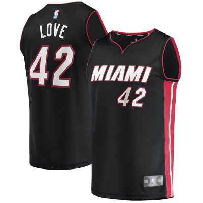 Kevin Love Miami Heat Youth Fast Break Player Jersey - Icon Edition - Black