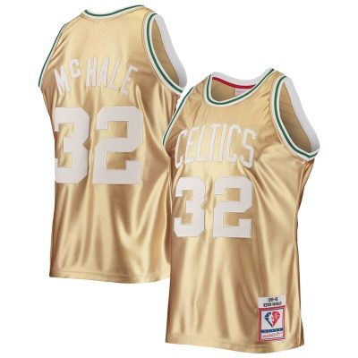 Kevin McHale Boston Celtics 75th Anniversary 1985/86 Hardwood Classics Swingman Jersey - Gold