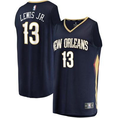 Kira Lewis Jr. New Orleans Pelicans Fast Break Replica Jersey Navy - Icon Edition