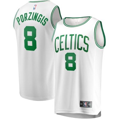 Kristaps Porzingis Boston Celtics Youth Fast Break Player Jersey - Association Edition - White