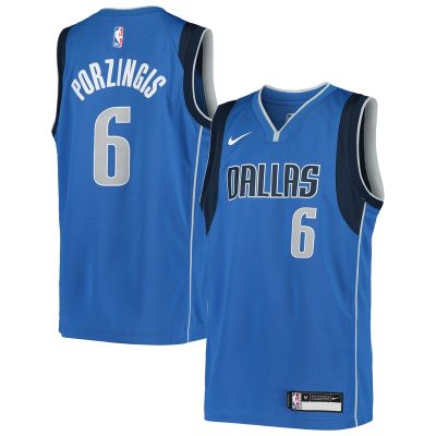 Kristaps Porzingis Dallas Mavericks Youth Swingman Jersey - Icon Edition - Blue