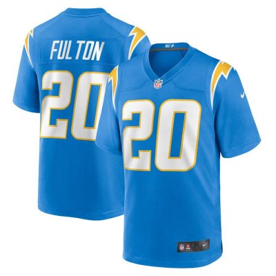 Kristian Fulton Los Angeles Chargers Game Jersey - Powder Blue