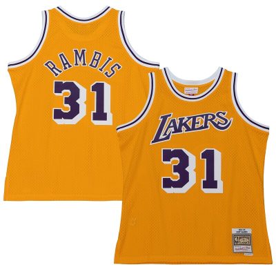 Kurt Rambis Los Angeles Lakers 1984/85 Swingman Jersey - Gold