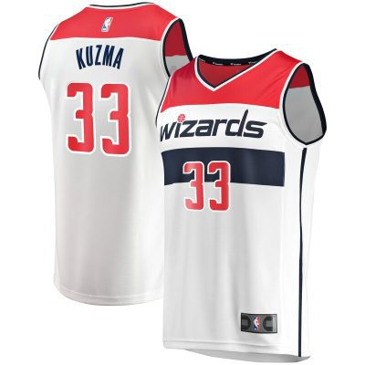 Kyle Kuzma Washington Wizards Fast Break Replica Jersey - Association Edition - White