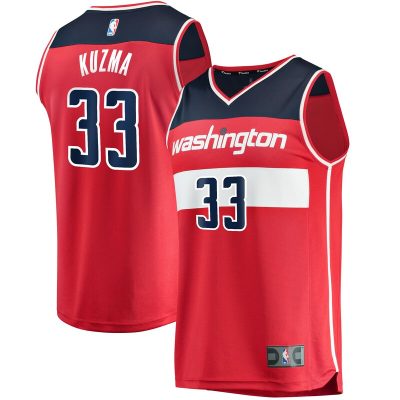 Kyle Kuzma Washington Wizards Fast Break Replica Jersey - Icon Edition - Red