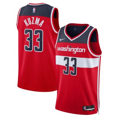 Kyle Kuzma Washington Wizards Swingman Jersey - Icon Edition - Red