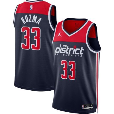 Kyle Kuzma Washington Wizards Swingman Jersey - Statement Edition - Navy