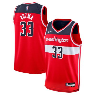 Kyle Kuzma Washington Wizards Youth Swingman Jersey - Icon Edition - Red