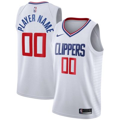 LA Clippers 2020/21 Swingman Custom Jersey - Association Edition - White