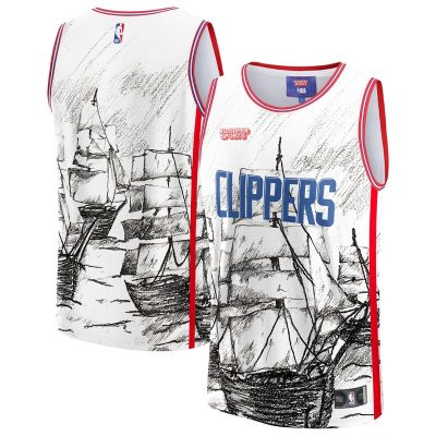 LA Clippers NBA & KidSuper Studios by Hometown Jersey - Gray