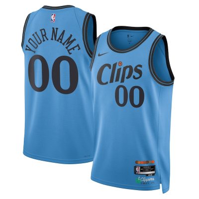 LA Clippers Unisex 2024/25 Custom Swingman Jersey - City Edition - Light Blue