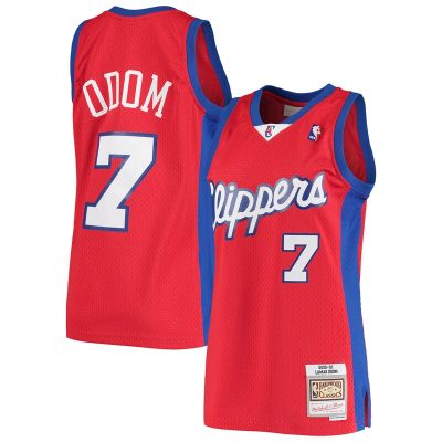 Lamar Odom LA Clippers 2000/01 Hardwood Classics Swingman Jersey - Red