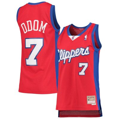 Lamar Odom LA Clippers Women's 2000/01 Hardwood Classics Swingman Jersey - Red