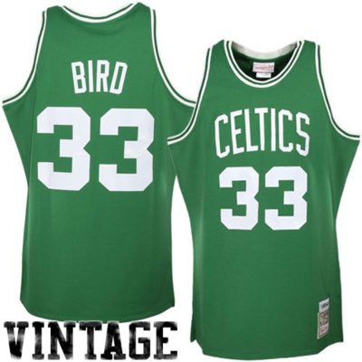 Larry Bird Boston Celtics 1985/86 Hardwood Classics Jersey - Kelly Green