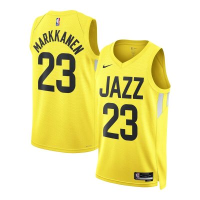 Lauri Markkanen Utah Jazz Swingman Jersey - Icon Edition - Gold