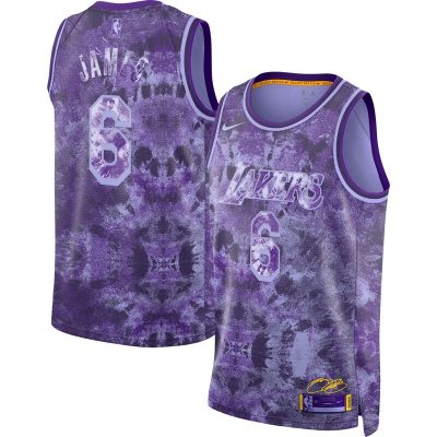 LeBron James Los Angeles Lakers Select Series Swingman Jersey - Purple