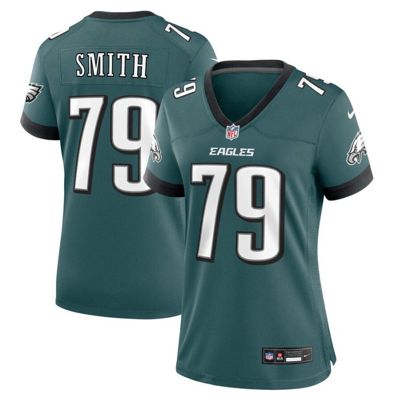 Lecitus Smith Philadelphia Eagles Women's Game Jersey - Midnight Green