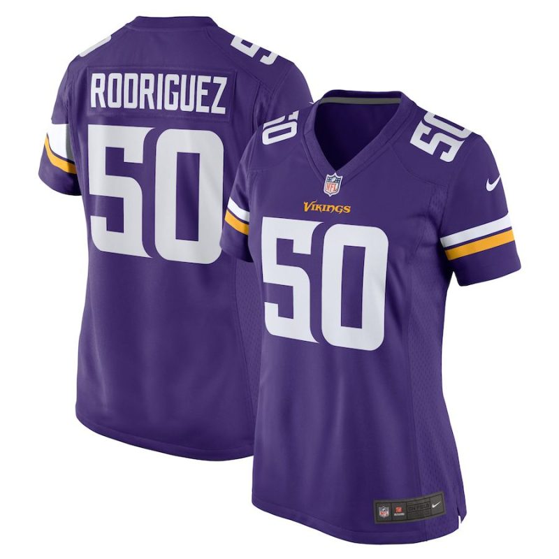 Levi Drake Rodriguez Minnesota Vikings Women's Game Jersey - Purple