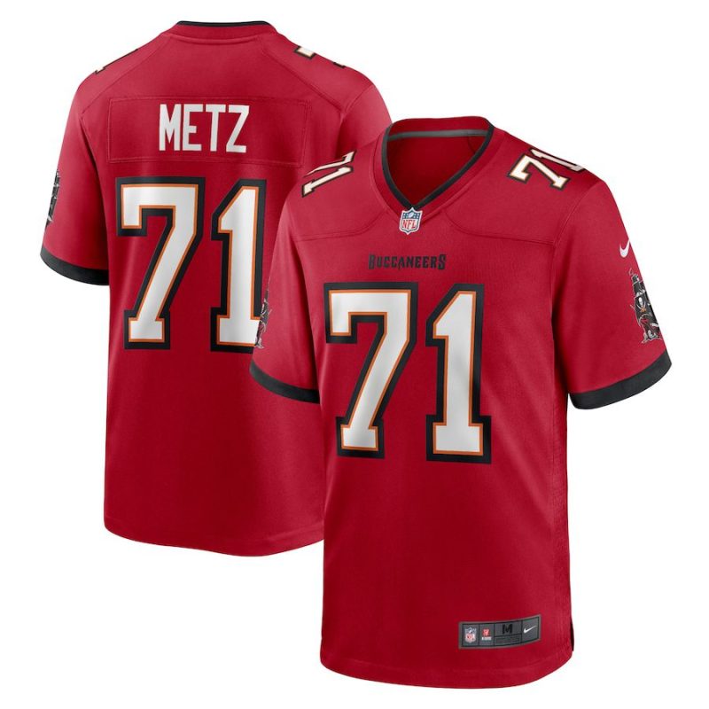 Lorenz Metz Tampa Bay Buccaneers Game Jersey - Red