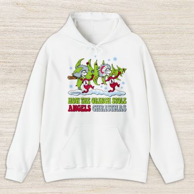 Los Angeles Angels Merry Christmas MLB Gift For Fan Cute Grinch Unisex Hoodie TAS21760