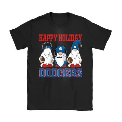 Los Angeles Dodgers Merry Christmas MLB Gift For Fan Christmas Gnomes Unisex T-Shirt Cotton Tee TAT21434