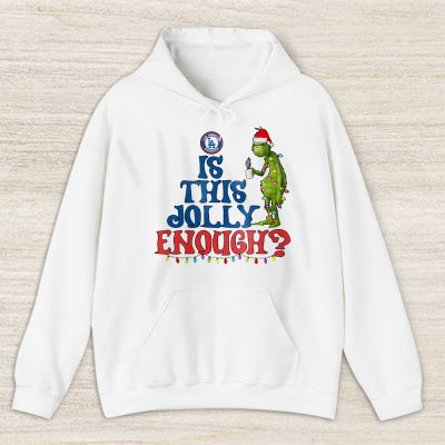 Los Angeles Dodgers Merry Christmas MLB Gift For Fan Cute Grinch Unisex Hoodie TAS21433