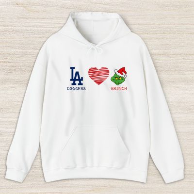 Los Angeles Dodgers Merry Christmas MLB Gift For Fan Cute Grinch Unisex Hoodie TAS21770