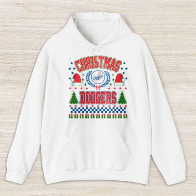 Los Angeles Dodgers Merry Christmas MLB Gift For Fan Cute Santa Hohoho Unisex Hoodie TAS21771