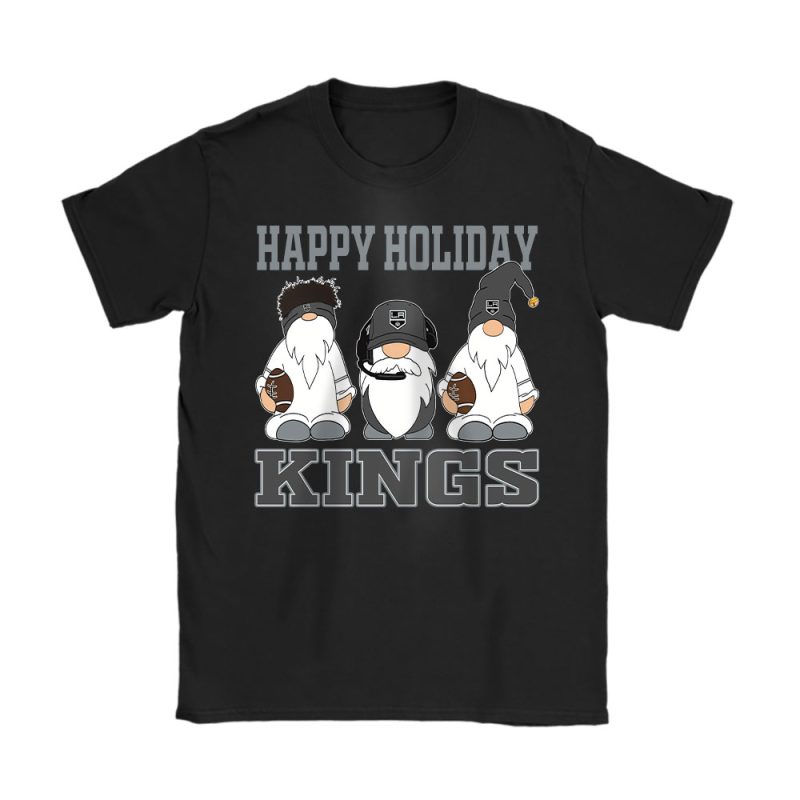 Los Angeles Kings Merry Christmas NHL Gift For Fan Christmas Gnomes Unisex T-Shirt Cotton Tee TAT21438