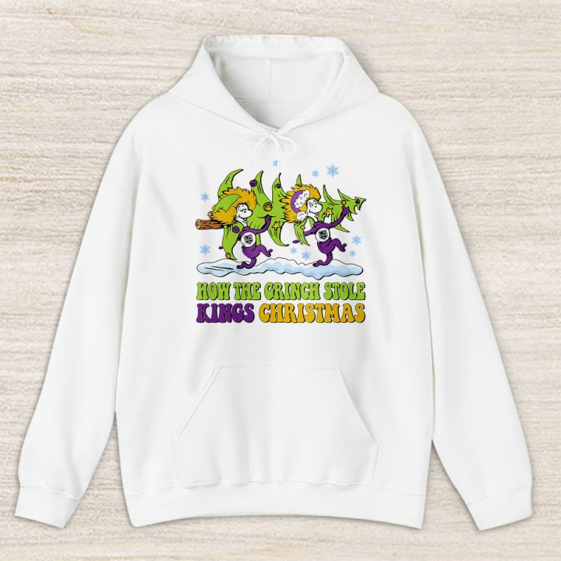 Los Angeles Kings Merry Christmas NHL Gift For Fan Cute Grinch Unisex Hoodie TAS21772