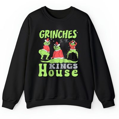 Los Angeles Kings Merry Christmas NHL Gift For Fan Cute Grinch Unisex Sweatshirt TAH21773