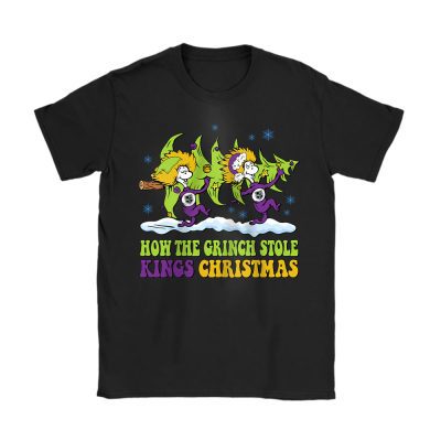 Los Angeles Kings Merry Christmas NHL Gift For Fan Cute Grinch Unisex T-Shirt Cotton Tee TAT21772