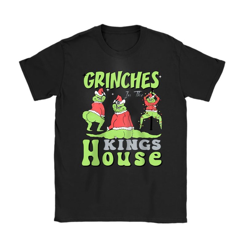 Los Angeles Kings Merry Christmas NHL Gift For Fan Cute Grinch Unisex T-Shirt Cotton Tee TAT21773