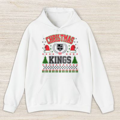 Los Angeles Kings Merry Christmas NHL Gift For Fan Cute Santa Hohoho Unisex Hoodie TAS21775