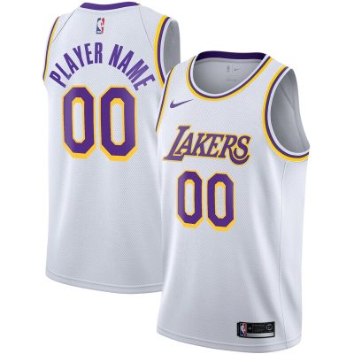 Los Angeles Lakers 2020/21 Swingman Custom Jersey - Association Edition - White