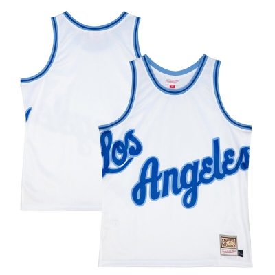 Los Angeles Lakers Hardwood Classics Blown Out Fashion Jersey - White