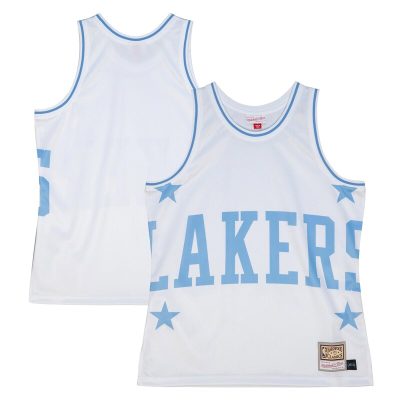 Los Angeles Lakers Hardwood Classics Blown Out Fashion Jersey - White