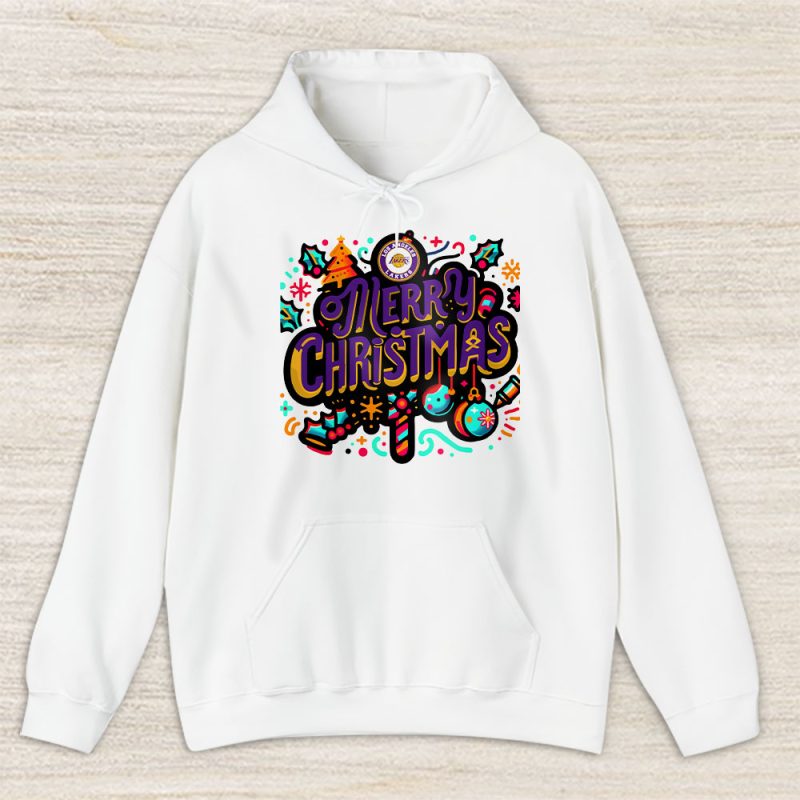 Los Angeles Lakers Merry Christmas NBA Gift For Fan Christmas Funny Unisex Hoodie TAS21439