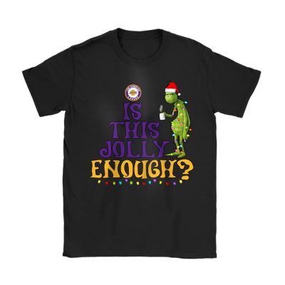 Los Angeles Lakers Merry Christmas NBA Gift For Fan Cute Grinch Unisex T-Shirt Cotton Tee TAT21440