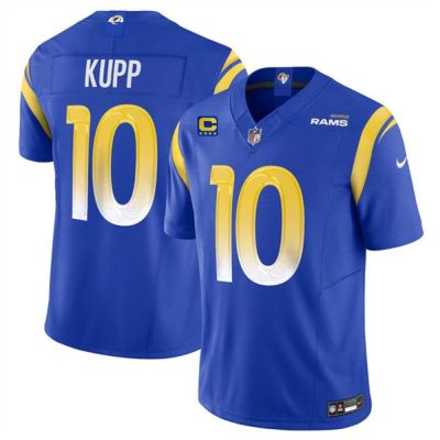 Los Angeles Rams #10 Cooper Kupp Royal 2024 F.U.S.E. With 4-Star C Patch Vapor Untouchable Football Stitched Jersey