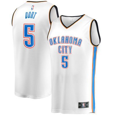 Luguentz Dort Oklahoma City Thunder Fast Break Player Jersey - Association Edition - White