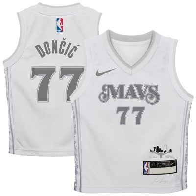 Luka Dončić Dallas Mavericks Preschool 2024/25 Swingman Player Jersey - City Edition - White