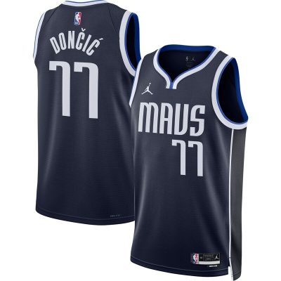 Luka Doncic Dallas Mavericks Swingman Jersey - Statement Edition - Navy