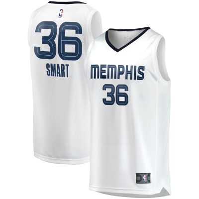 Marcus Smart Memphis Grizzlies Fast Break Player Jersey - Association Edition - White