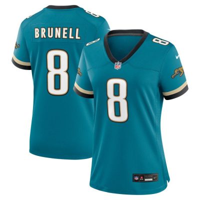 Mark Brunell Jacksonville Jaguars Women's Prowler Throwback Retired Player Game Jersey - Teal