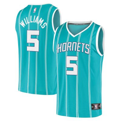 Mark Williams Charlotte Hornets Fast Break Replica Player Jersey - Icon Edition - Teal